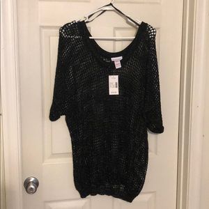Black glitter sweater